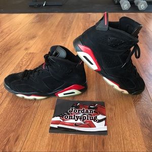 Size 11 Jordan 6 varsity red